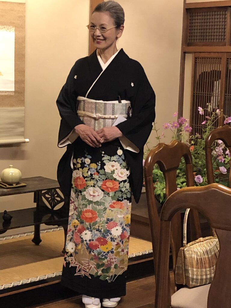 「留袖の会」での記念写真