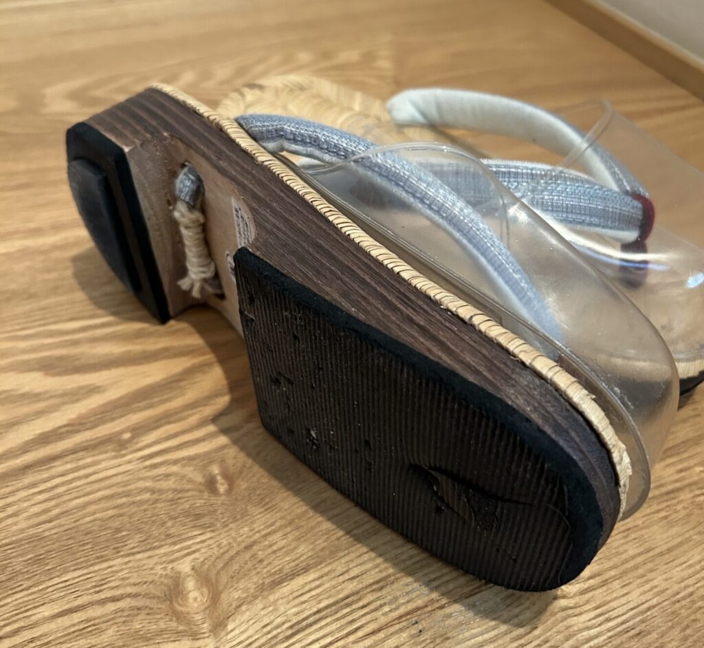 草履下駄のゴム底