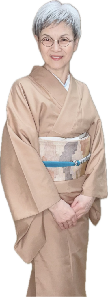 40代の頃お気に入りだったお手頃価格の結城紬を70歳に着てみました