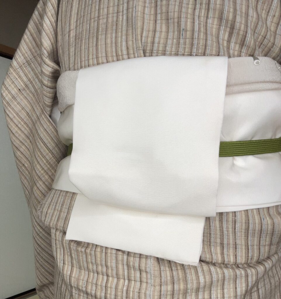 カルタ結びの羽も無し一重に巻くだけの結び方