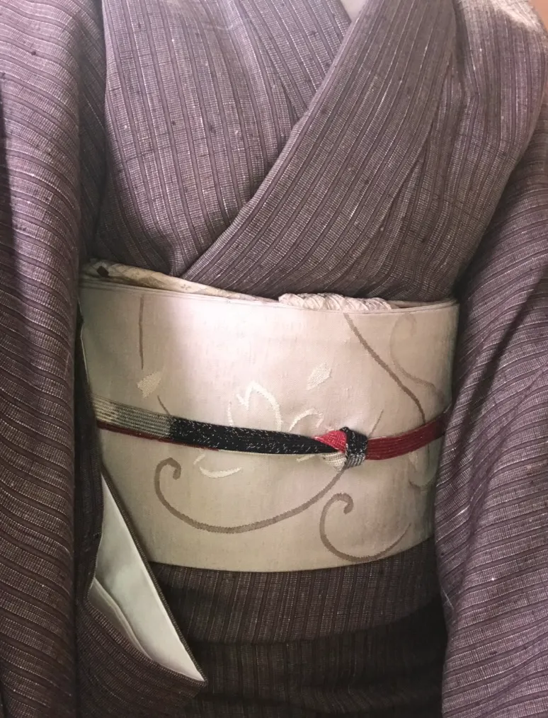 帯を主役にしたコーディネート