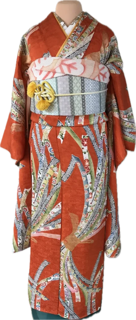 若い時着たの振袖実物