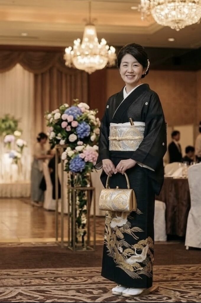 透け感がある絽の留袖