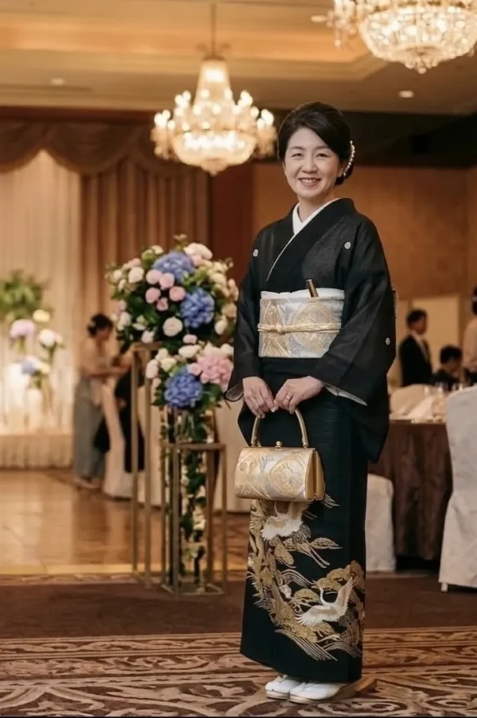 透け感がある絽の留袖