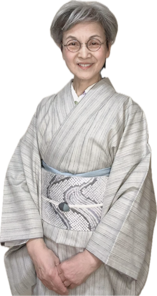 全体的に明るい色目にしたコーディネート