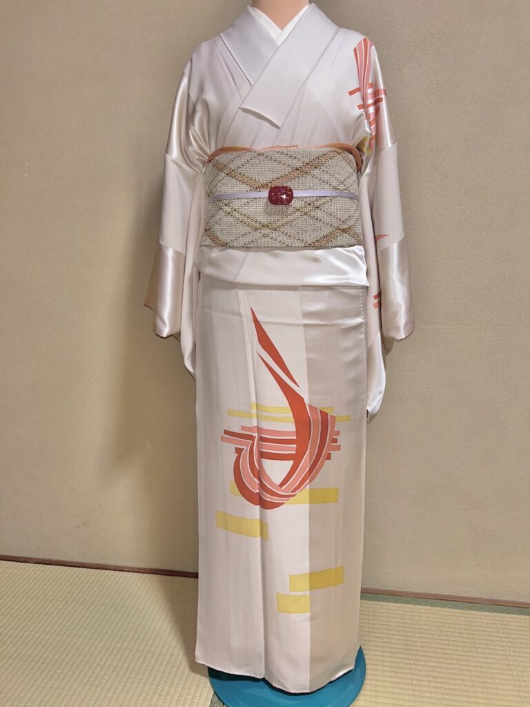 付け下げに八寸名古屋帯でカジュアルに