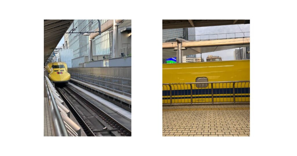 多くの鉄道ファンが群がっていました