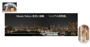 Mesm Tokyo 夜景に感動　シニアの着物旅」