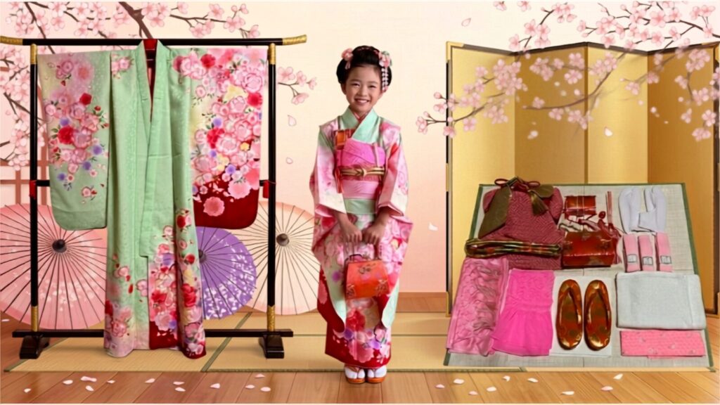 七五三7歳女児の宅配セット
